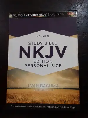 Holman NKJV Study Bible - Leather Cover