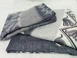 3pieces Already Made Curtains With Net