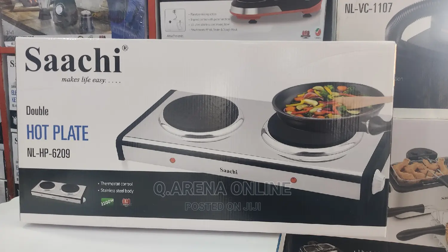 Saachi Double Solid Hot Plate HP-6209