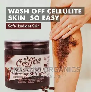 Photo - Coffee Sea Salt Bath Whitening Spa Scrub 680g