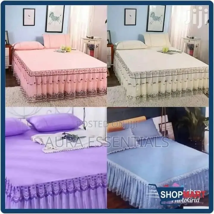 Classy Bed Liners With 2 Pillow Cases