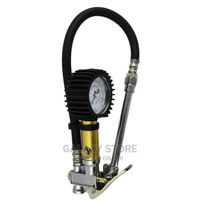 3 in 1 Tire Air Inflator Tyre Pressure Meter Hose Gauge