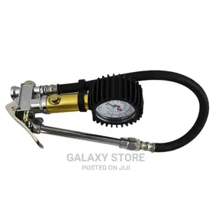 3 in 1 Tire Air Inflator Tyre Pressure Meter Hose Gauge