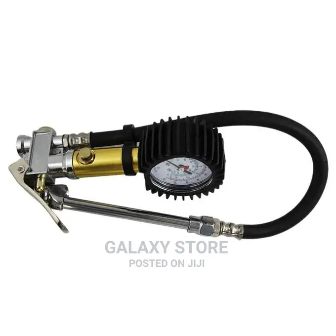 3 in 1 Tire Air Inflator Tyre Pressure Meter Hose Gauge