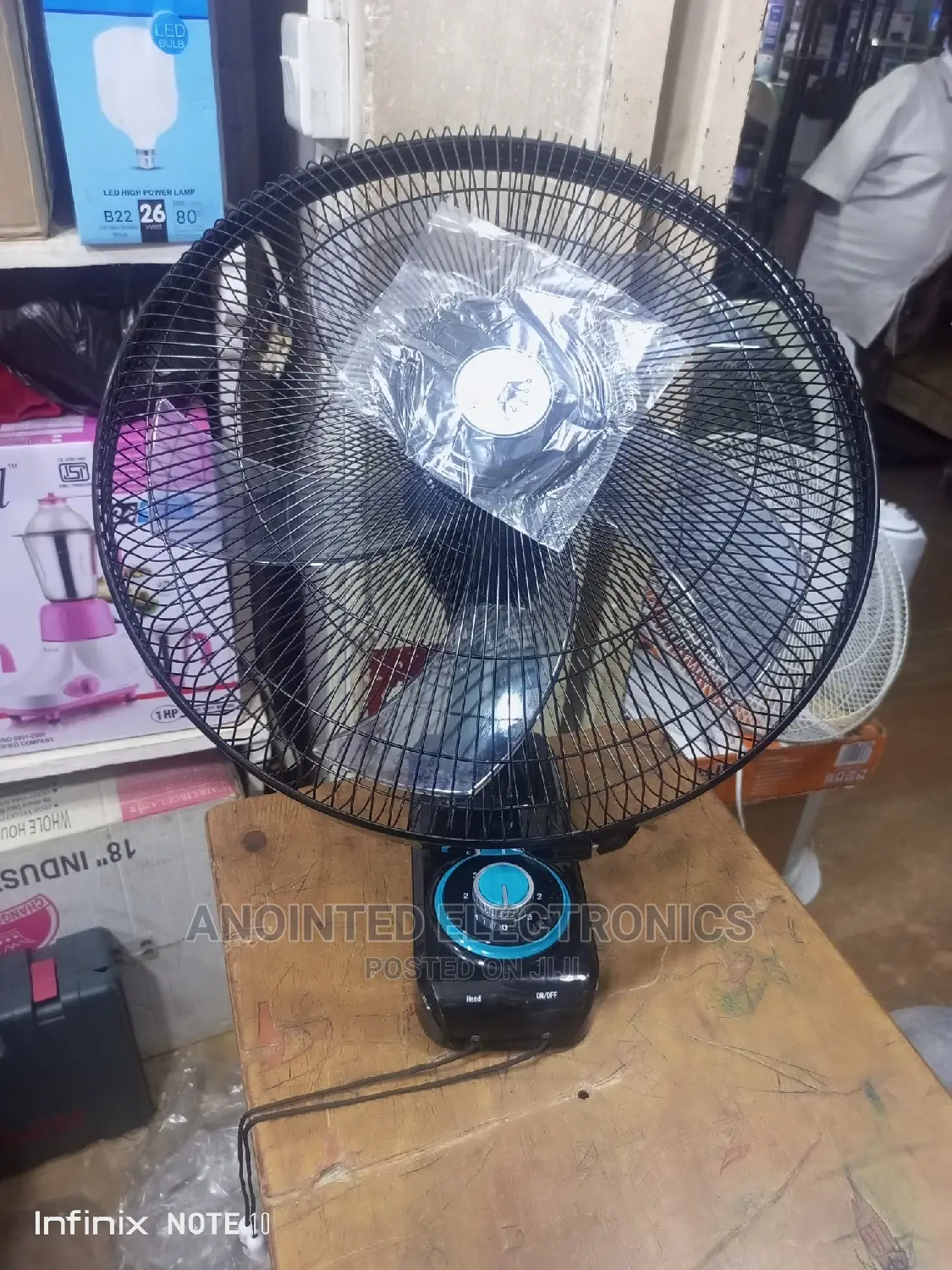 Original Wall Fans Black