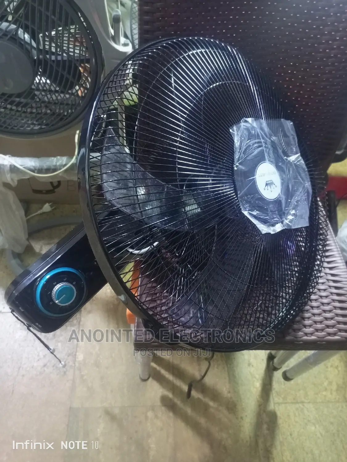 Black Wall Fans