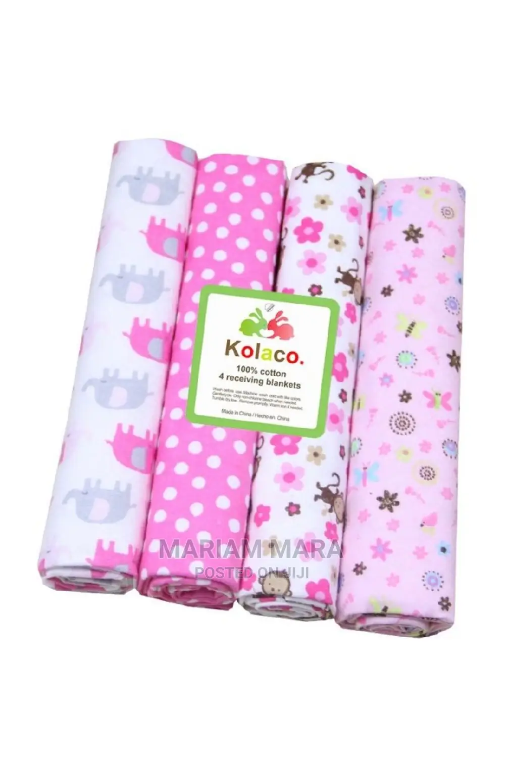 Baby Receiving Cotton Bedsheets 4pcs