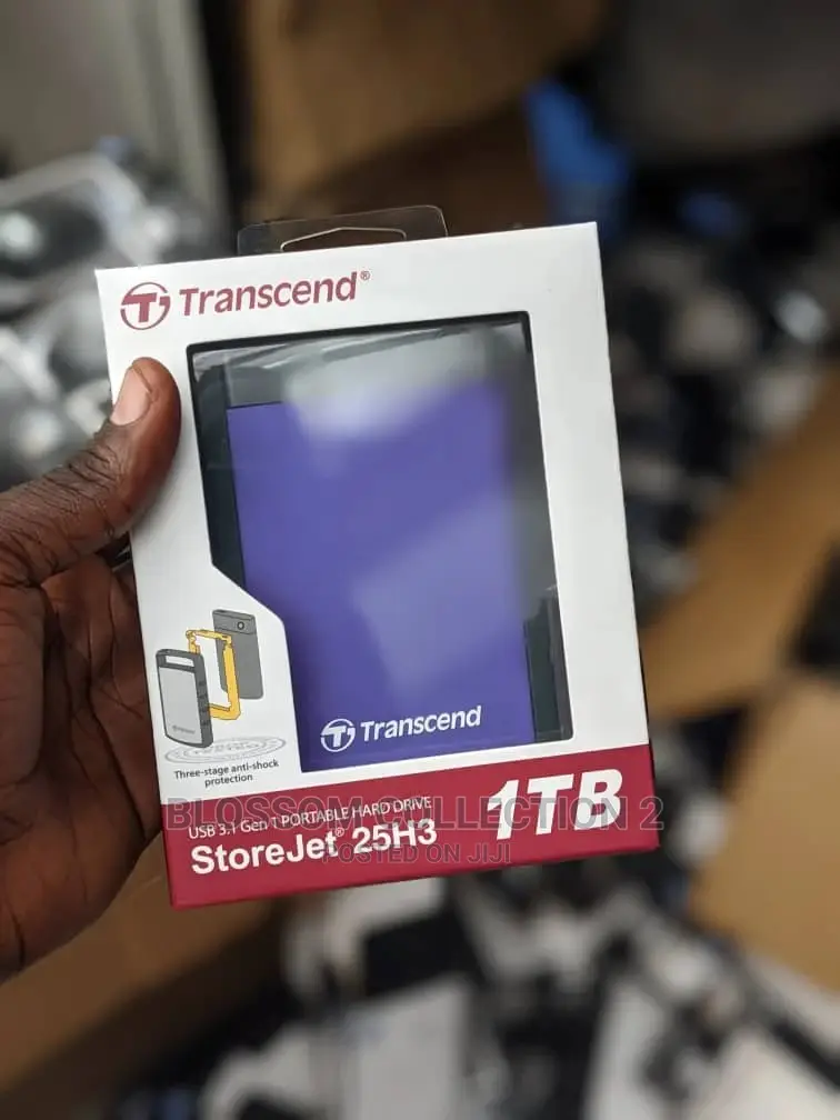 Transcend Storejet 25H3P 1TB External Hard Disk (Purple) in Central