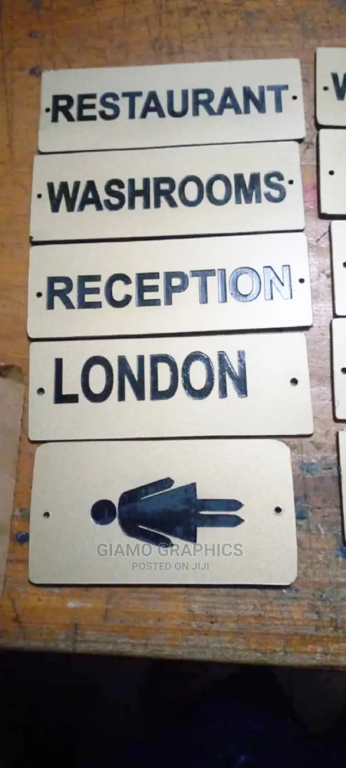 Sign Plates for Doors and Offices