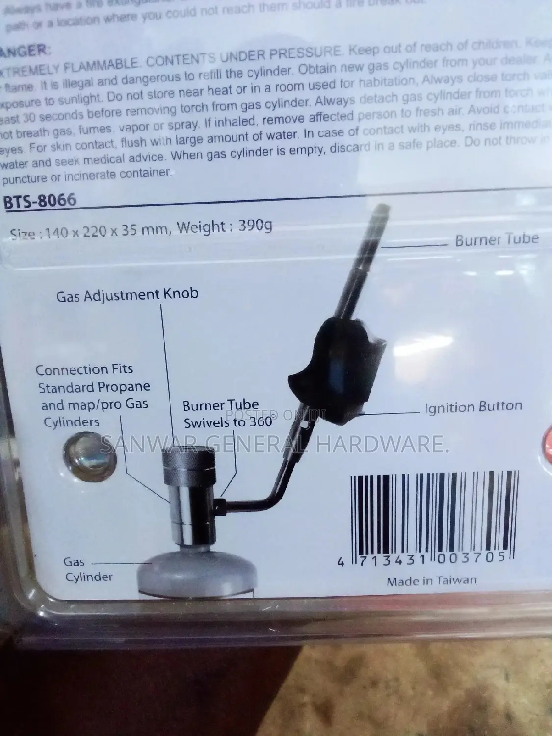 Mapp Pro And Swivel Tube Torch (Complete Set)