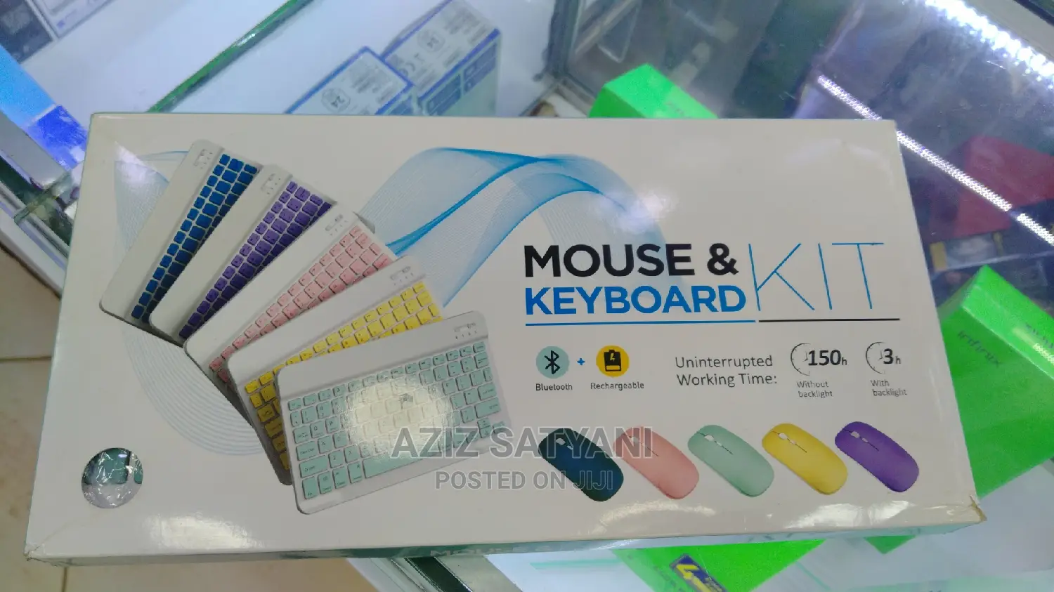 Wireless Keyboard for Tabs, Laptops, Deaktops