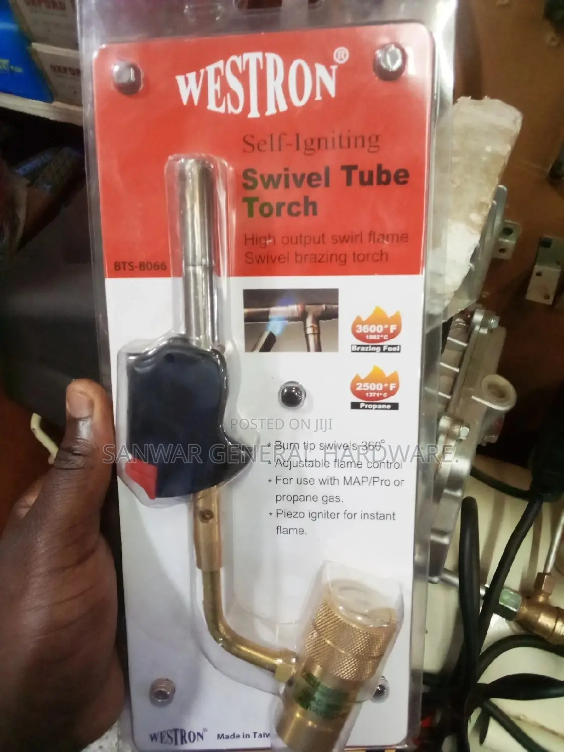 Self-Igniting Tube Torch