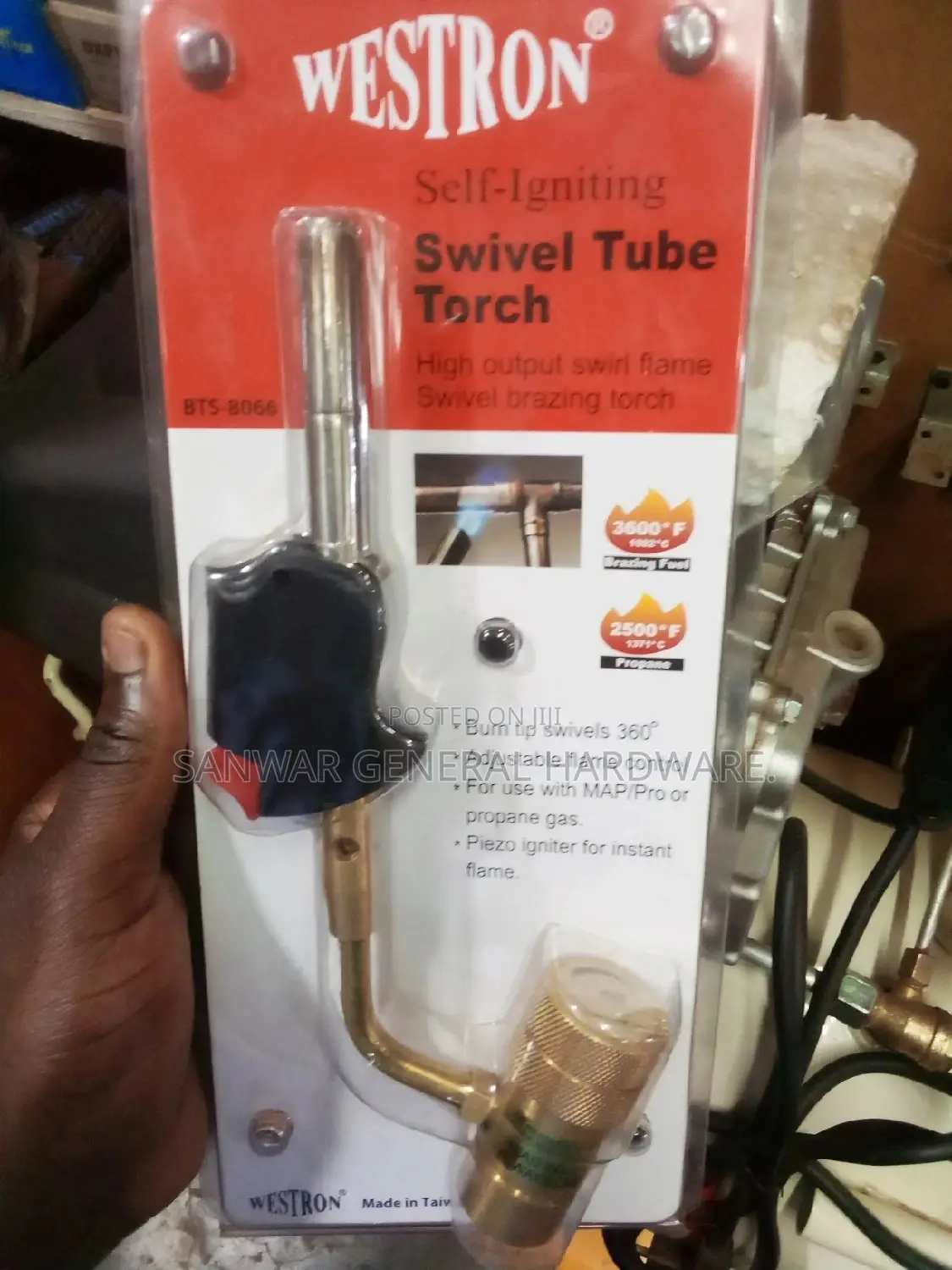 Self-Igniting Tube Torch