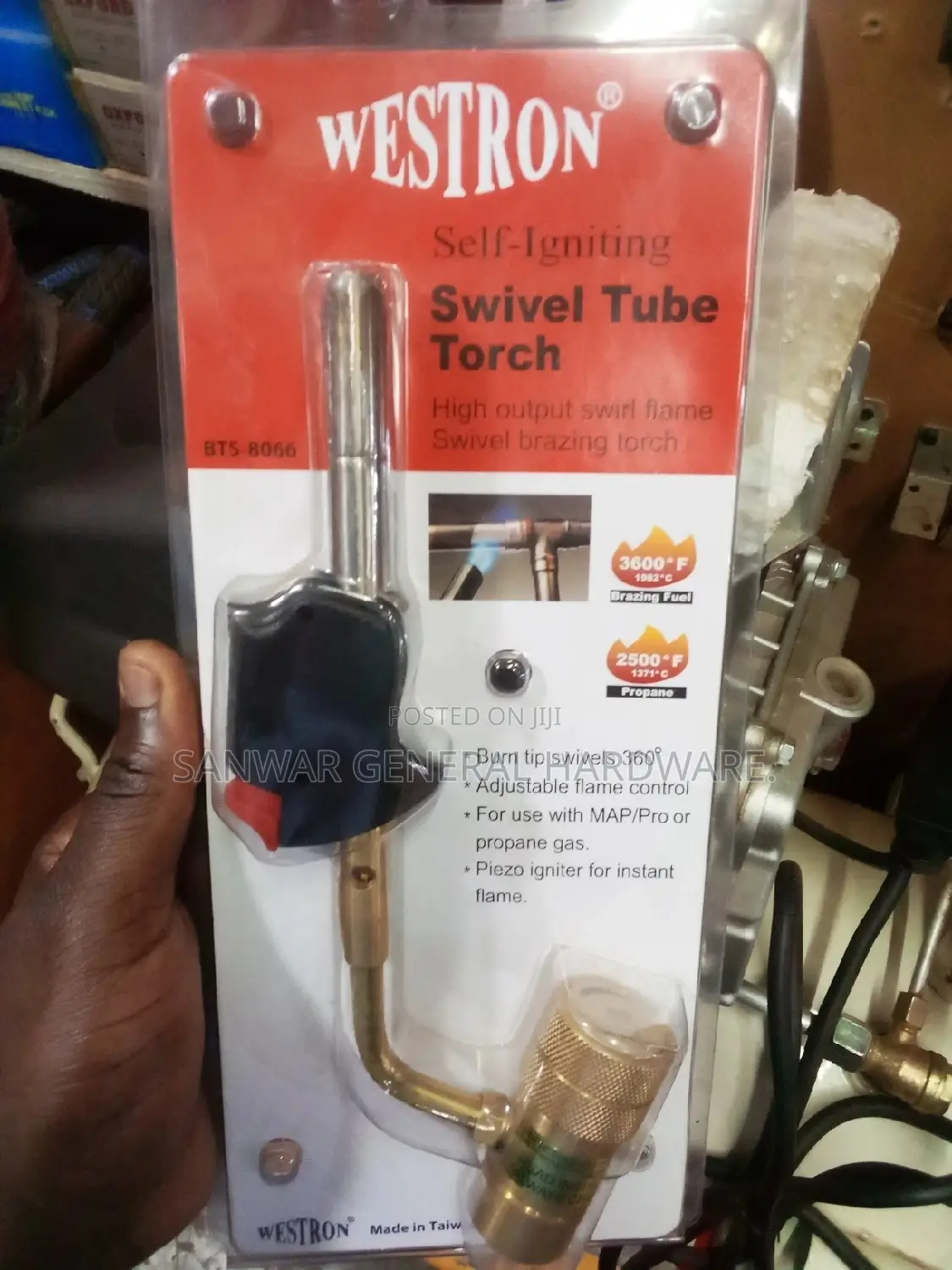 Self-Igniting Tube Torch