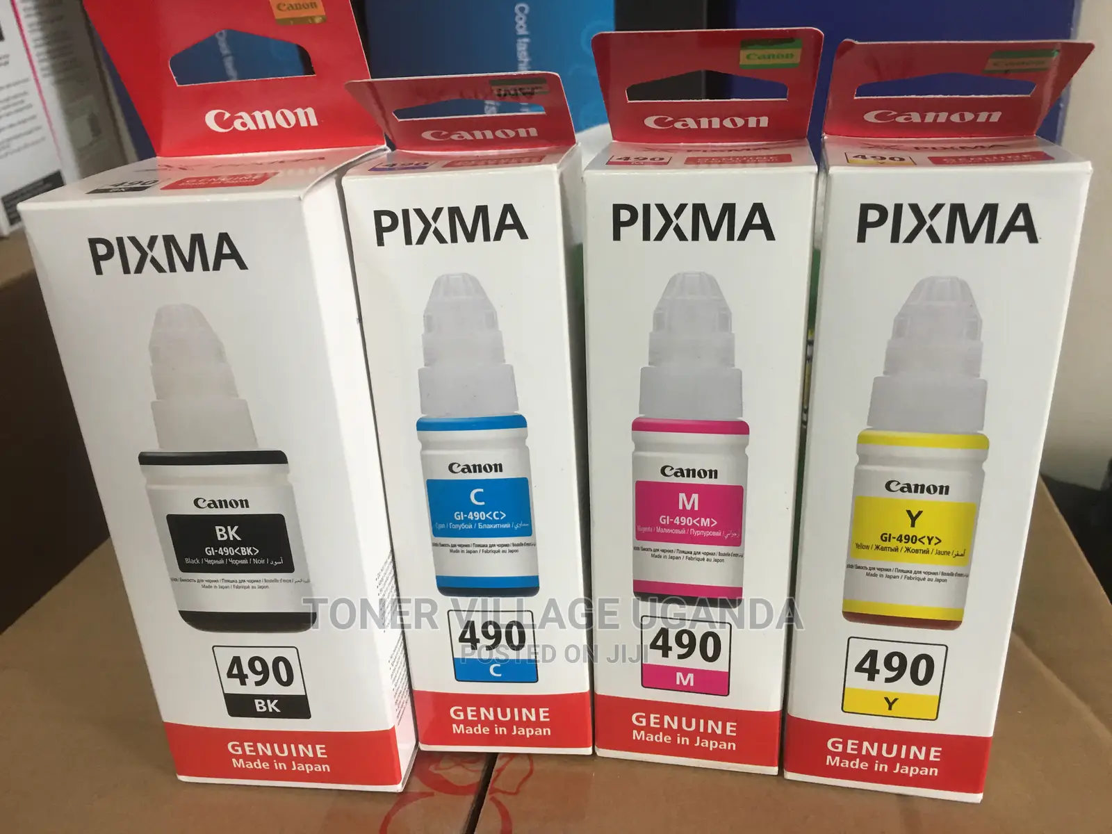 Canon 490 Ink for Pixma G1400 ,G2400,G34OO, G4411, G7040