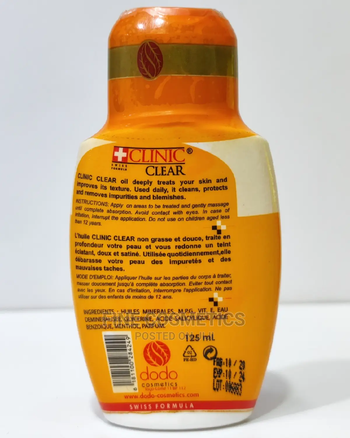 Original Clinic Clear Whitening Body Oil
