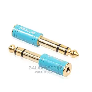 Aux to Jack 6.5mm Male to 3.5mm Female