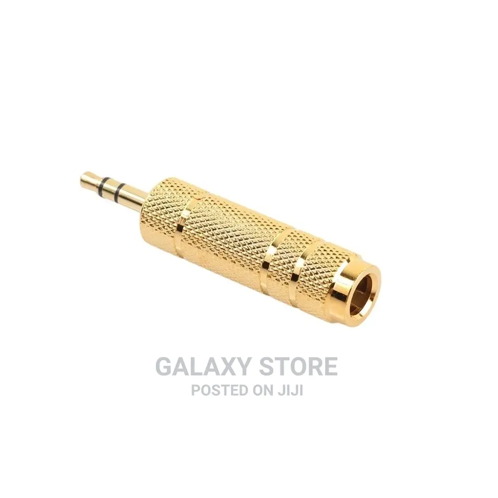 Jack to Aux Pin 3.5mm Male to 6.5mm Female Connector