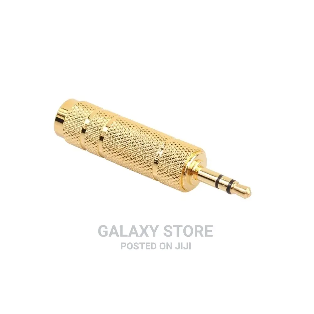 Jack to Aux Pin 3.5mm Male to 6.5mm Female Connector