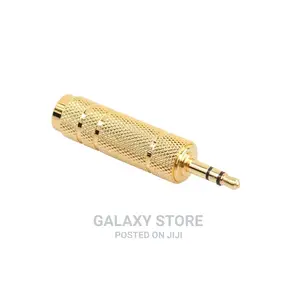 Jack to Aux Pin 3.5mm Male to 6.5mm Female Connector