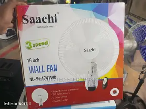 Sachi Wall Fans With a Remote