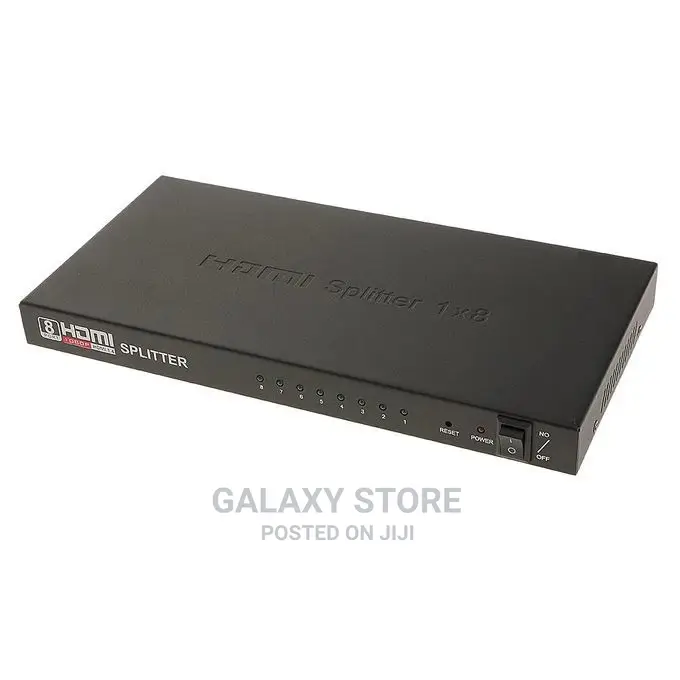 1x8 Hdmi Splitter 1 in 8 Out Audio Video 1080p 8 in 1