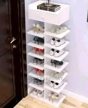 Wooden Shoe Rack White