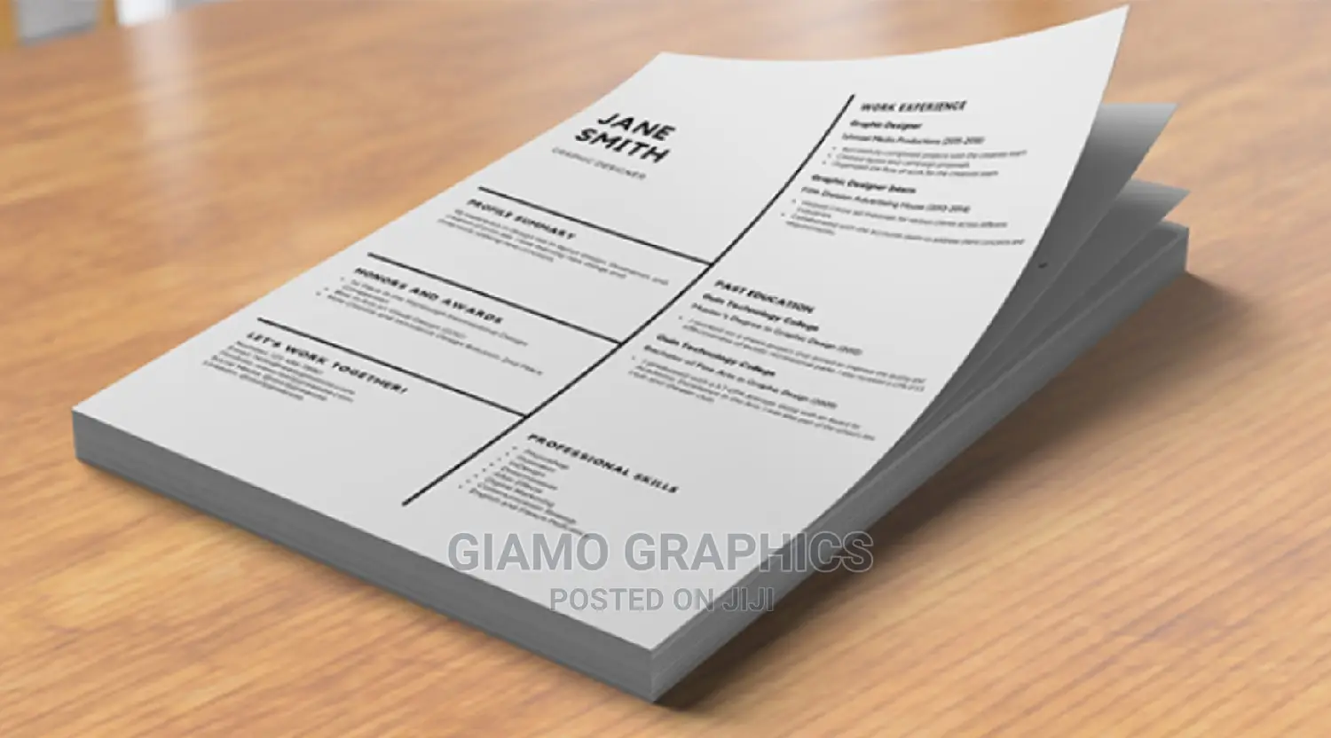Black and White Printing.
