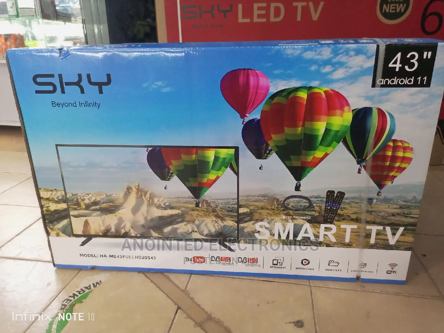 Sky 43" Smart Tv