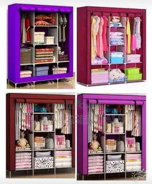 Wooden Frame Storage Cabinet Wardrobe