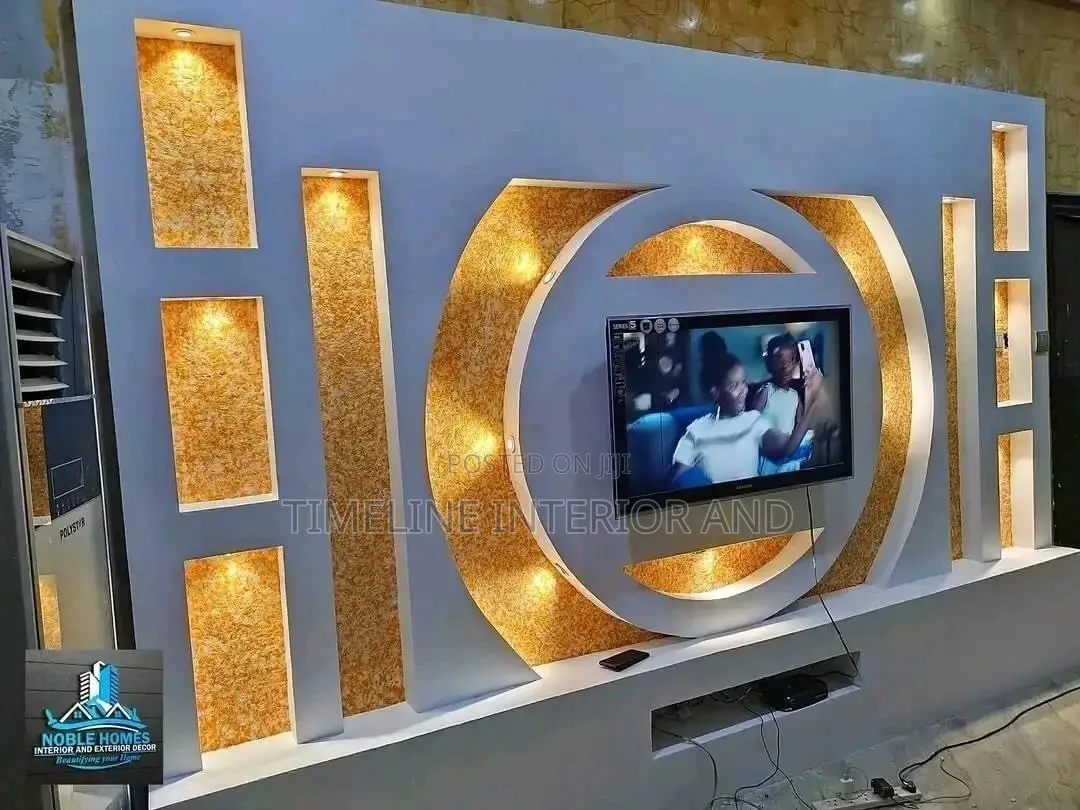 Gypsum Tv Unit 0006