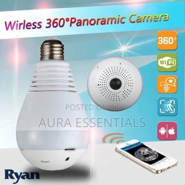 3D Panoramic Bulb Camera