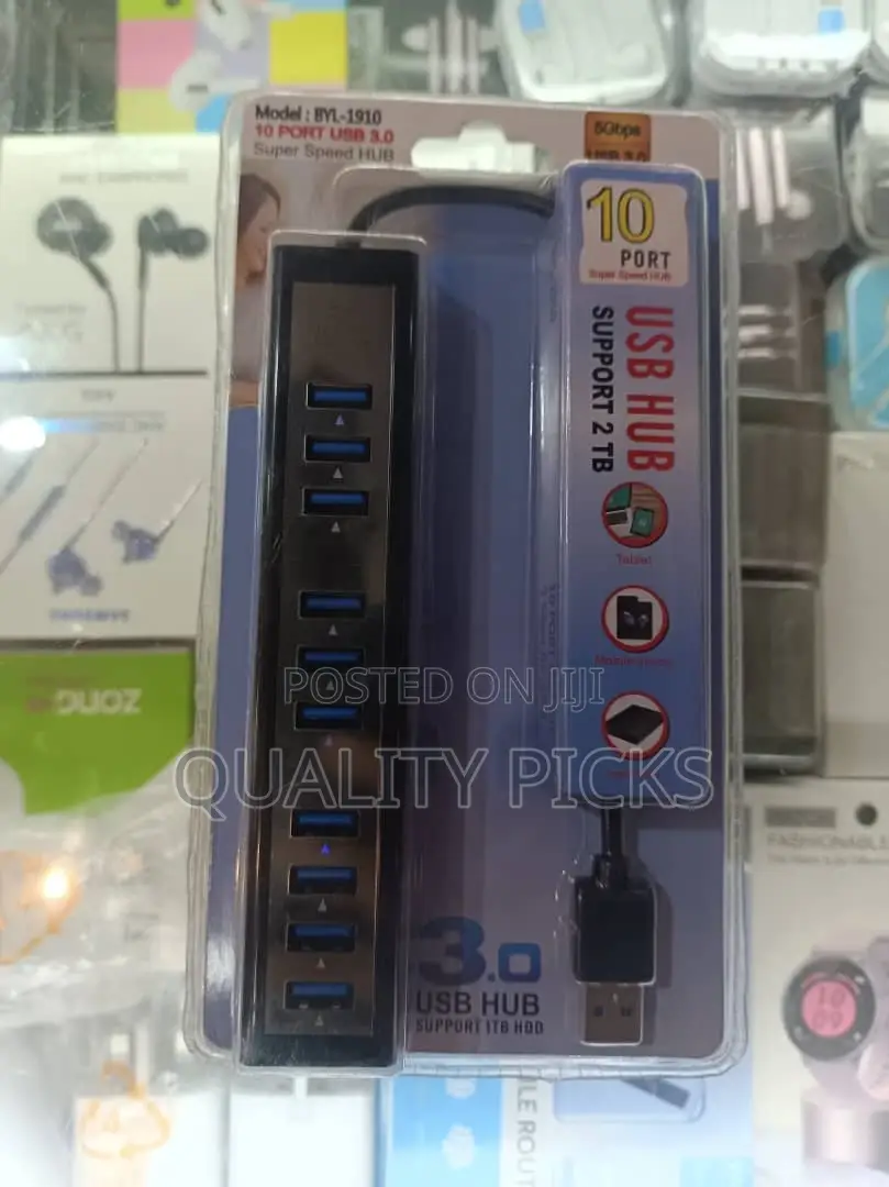 10 Port USB Hub