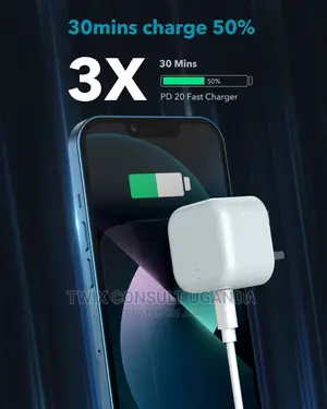20W iPhone Fast Charger Plug USB C Charger Power Adapter Wit