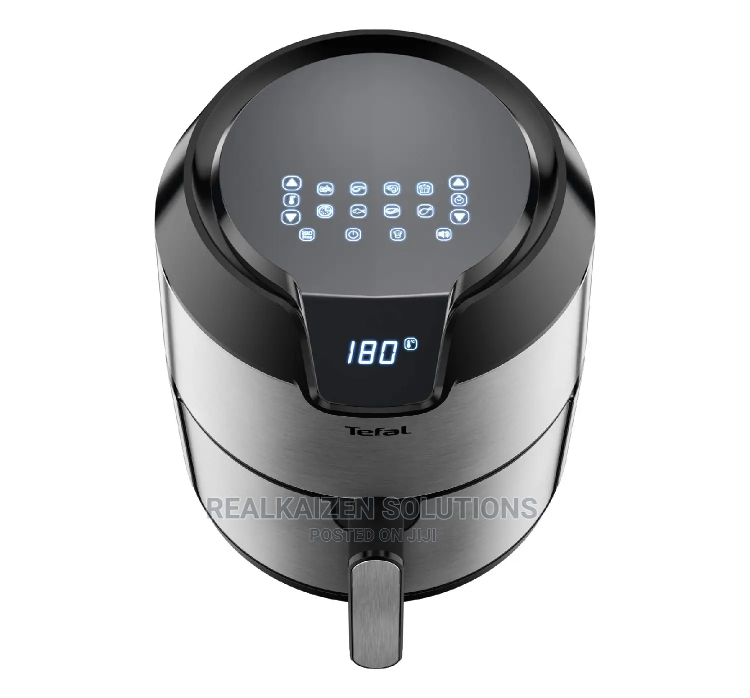 TEFAL 4.2L Stainless Steel Digital Easy Fry Deluxe Air Fryer