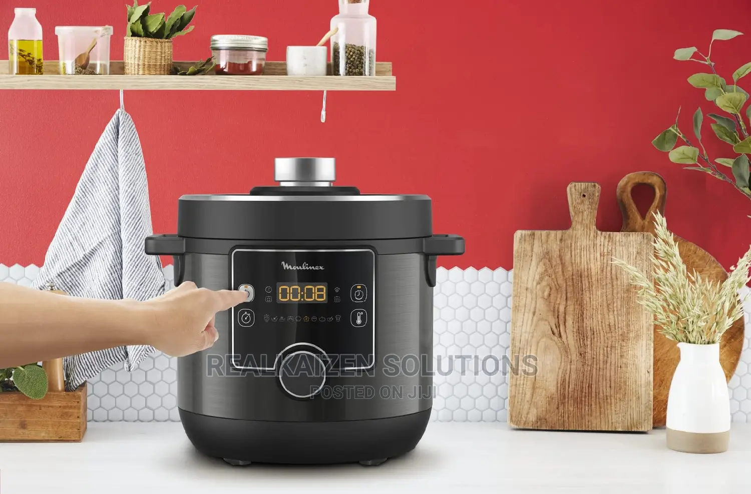 MOULINEX 7.6L Turbo Cuisine Electrical Pressure Multi Cooker