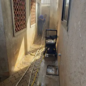 Jet Paver Cleaning in Progress