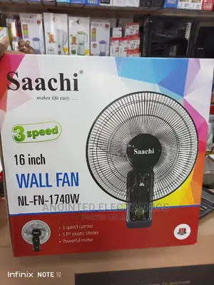 Saachi Wall Black Fan