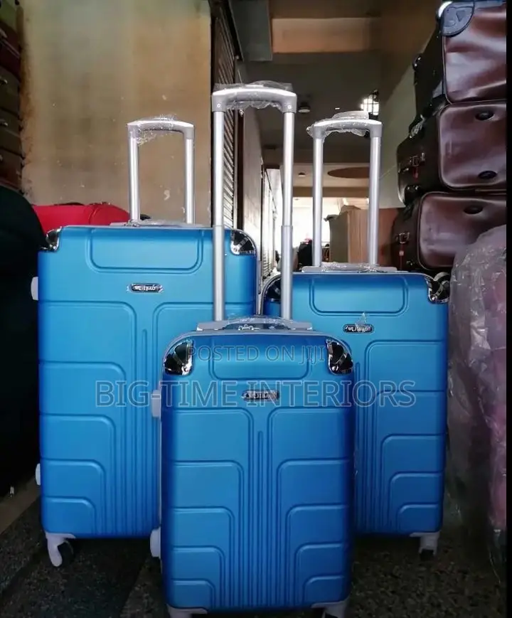 Classy 3in1 Plastic Suitcase Set