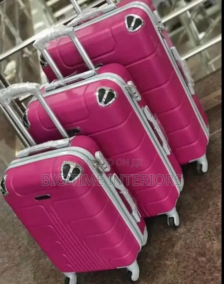 3in1 Classy Plastic Suitcase Set