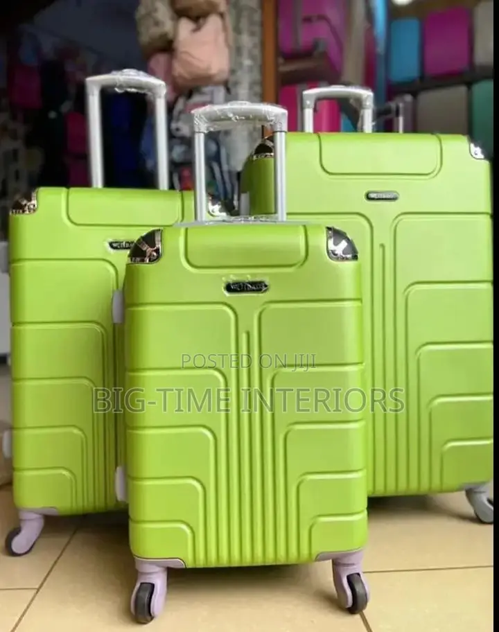 Classy 3in1 Plastic Suitcase Set