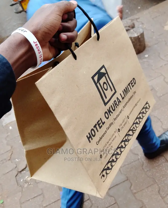 Hotel Branded Paper Bags