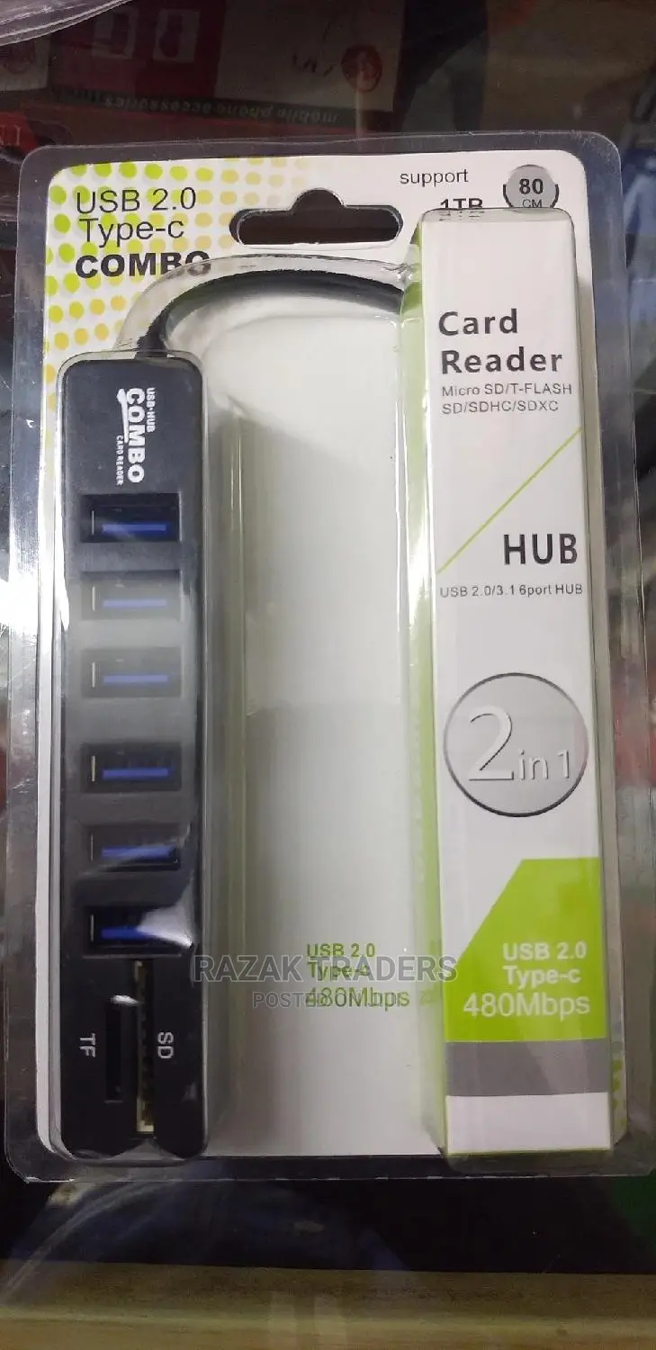 2.0 HUB 6 Port 90cm)USB Hub 3/6 Port Expander Adapter