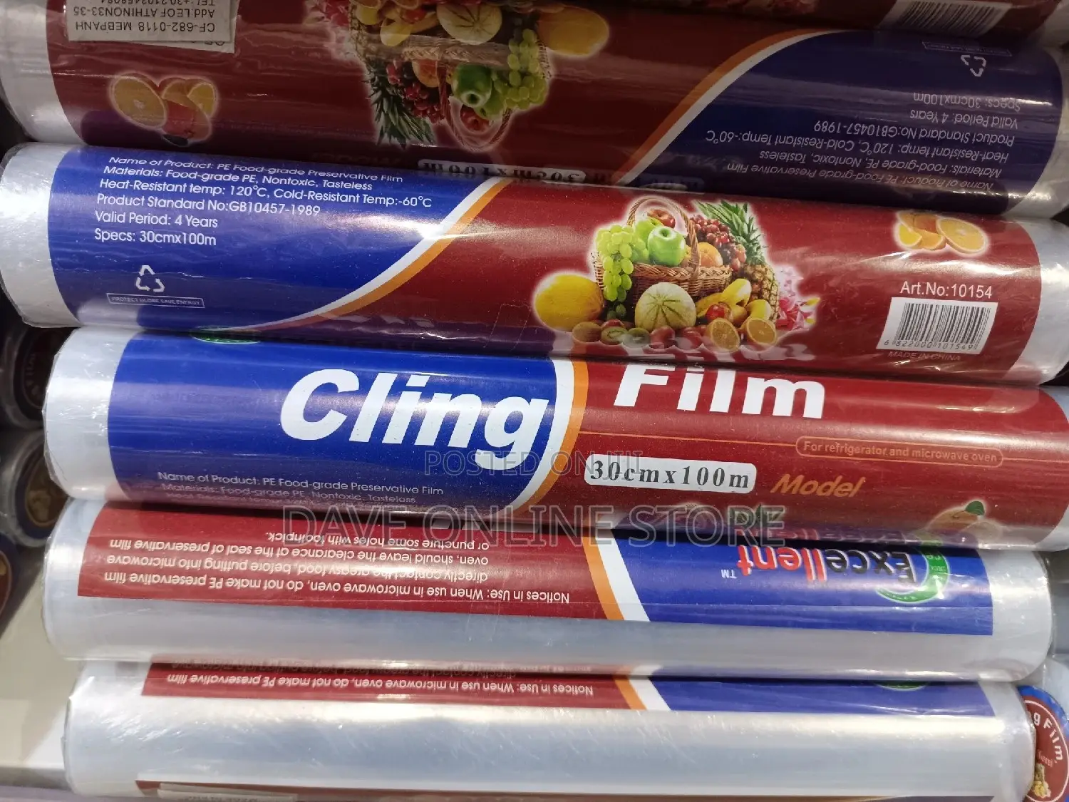 30cm by 100m Cling Film.