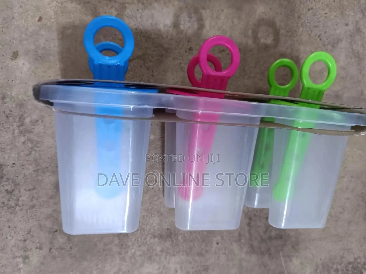 6 Pcs Ice Lolly Pop Moulds