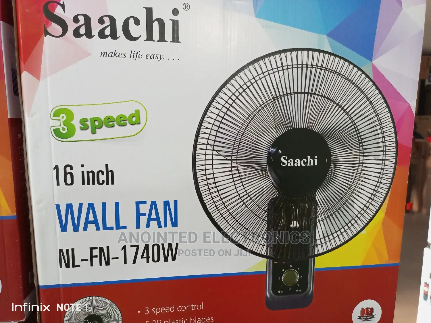 Sachi Wall Brack Fans