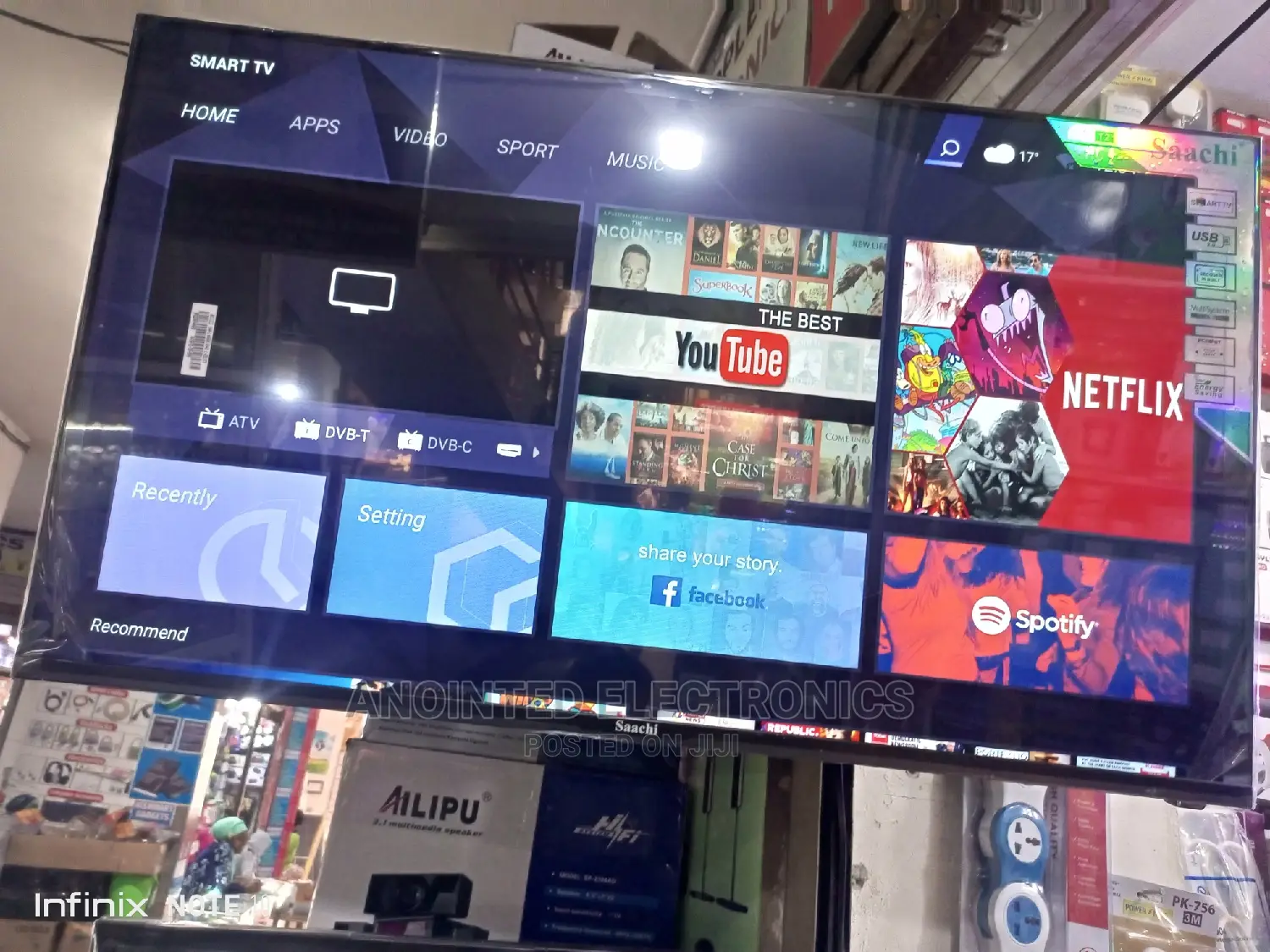 Sachi 43" Smart Android
