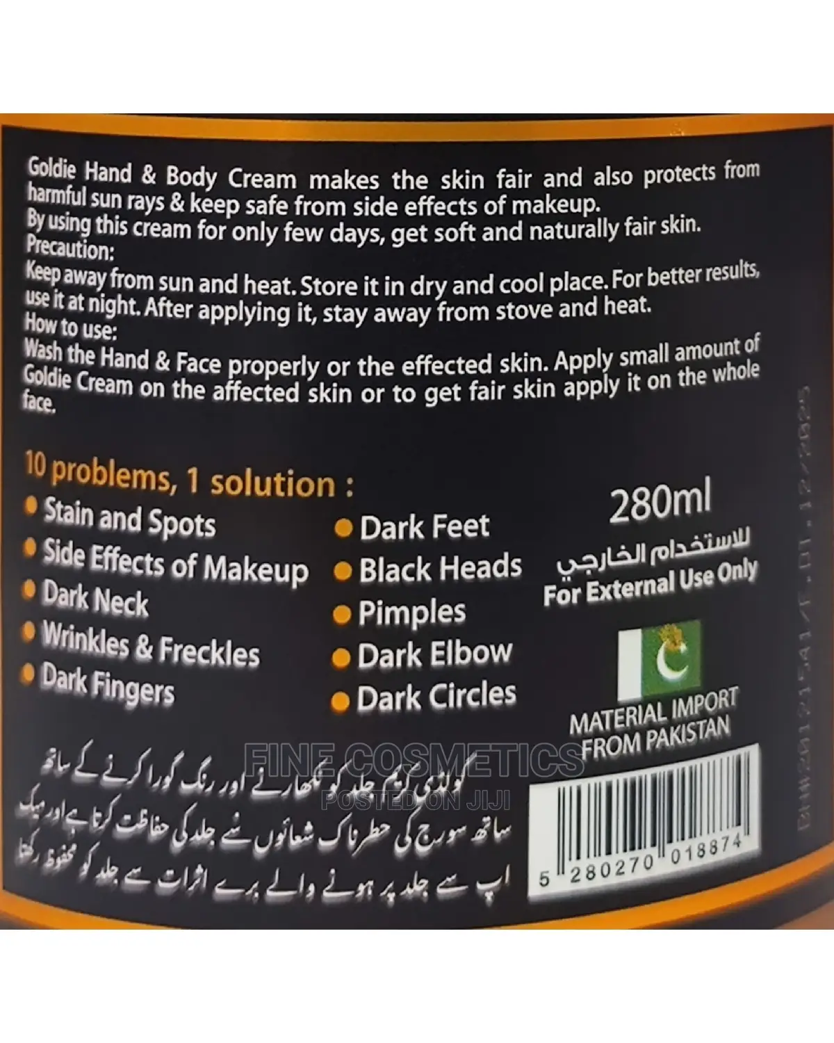 Perlay Goldie Whitening+Freshness Hand And Body Cream