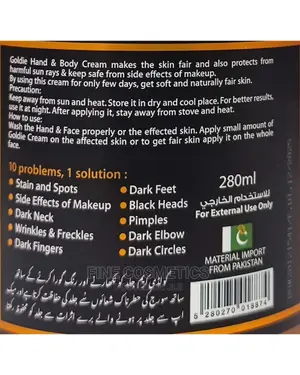 Perlay Goldie Whitening+Freshness Hand And Body Cream