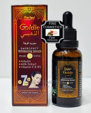 Perlay Goldie Emergency Whitening Set of Cream, Soap + Serum
